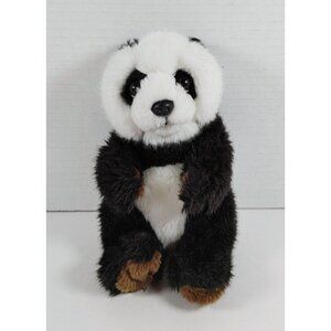 WWF World Wildlife  Fund 6" Plush Panda Bear Stuffed Animal Vintage Realistic